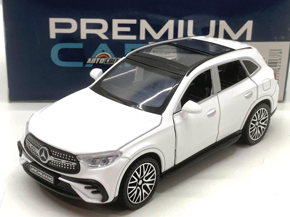 Машина Автосвіт Mercedes інерційна відчиняються двері 15,5 см 1:32 Біла (AP-2077) Чернигов - изображение 1