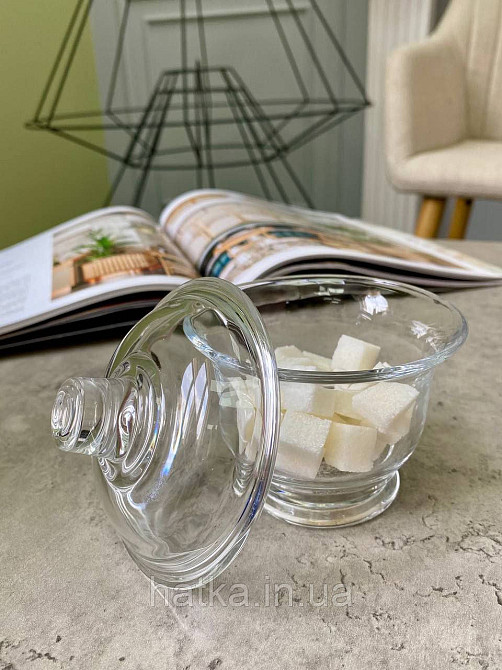 Набір цукорниця 200 мл + духовка 180 мл скляний "Home collection" для дому та ресторану Київ - фото 6