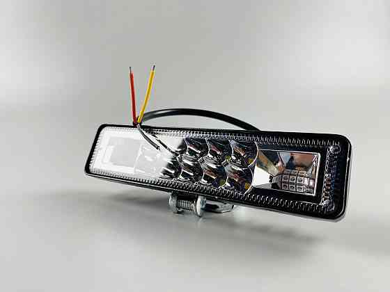 Фара LED прямокутна 18W 6000K (16 діодів) протитуманна багатофункціональне додаткове освітлення Мукачево