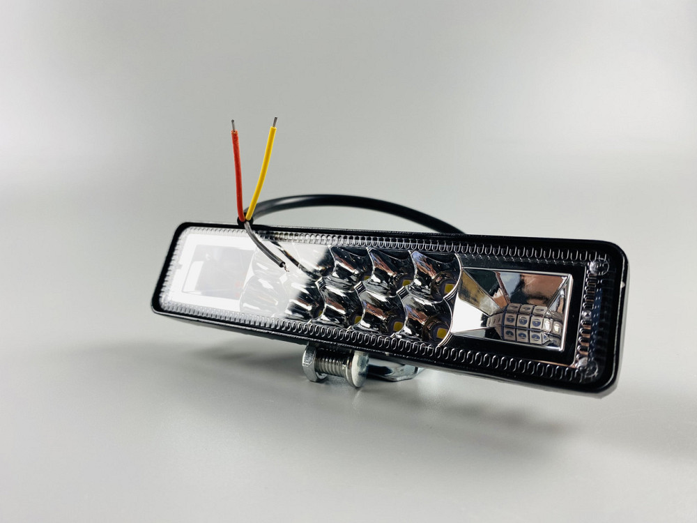 Фара LED прямокутна 18W 6000K (16 діодів) протитуманна багатофункціональне додаткове освітлення Мукачево - фото 3