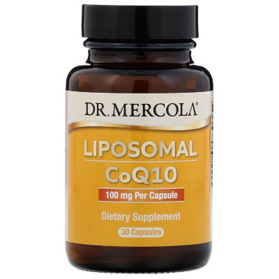 Антиоксидант Dr. Mercola Коэнзим Q10 липосомальный, 100 мг, Liposomal CoQ10, 30 капсул (MCL-01498) Винница - изображение 1