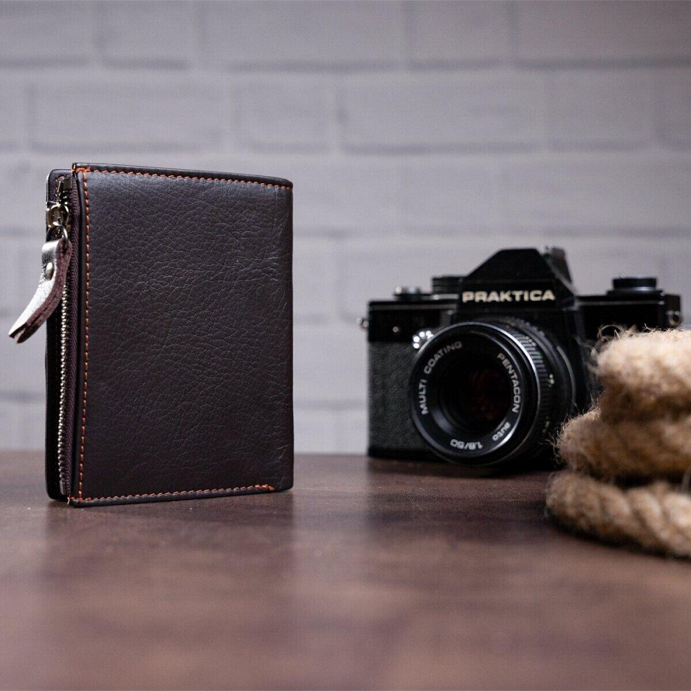 Гаманець чоловічий Vintage 14687 Коричневий Київ - фото 7