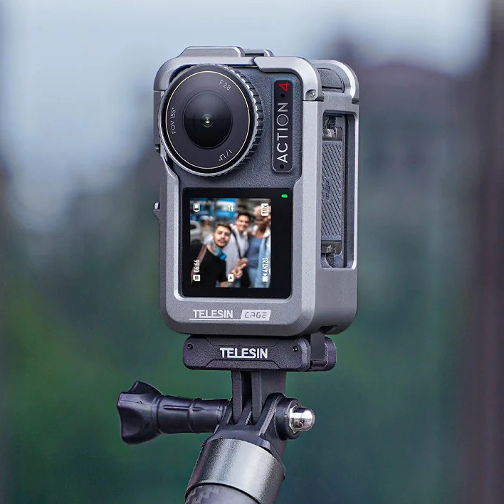 Рамка DJI ACTION 5/4/3 алюминиевая вертикальная/горизонтальная TELESIN OA-FMS-004 Киев - изображение 5