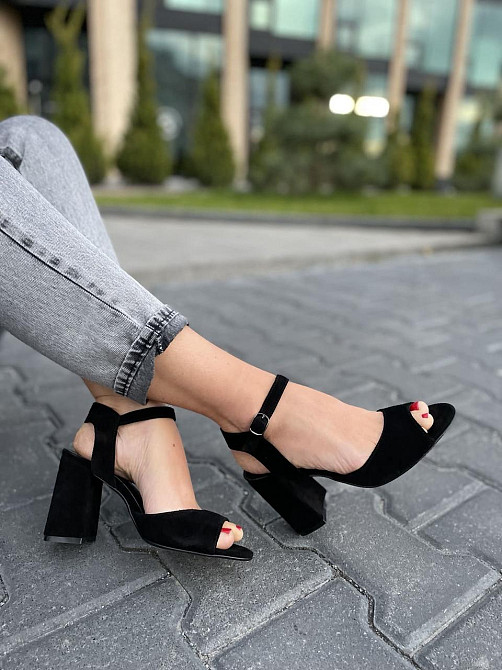 Nivelle Босоніжки жіночі NIVELLE 1897/9510-9544 чорні (літо, замша натуральна) (3709) Коломия - фото 2