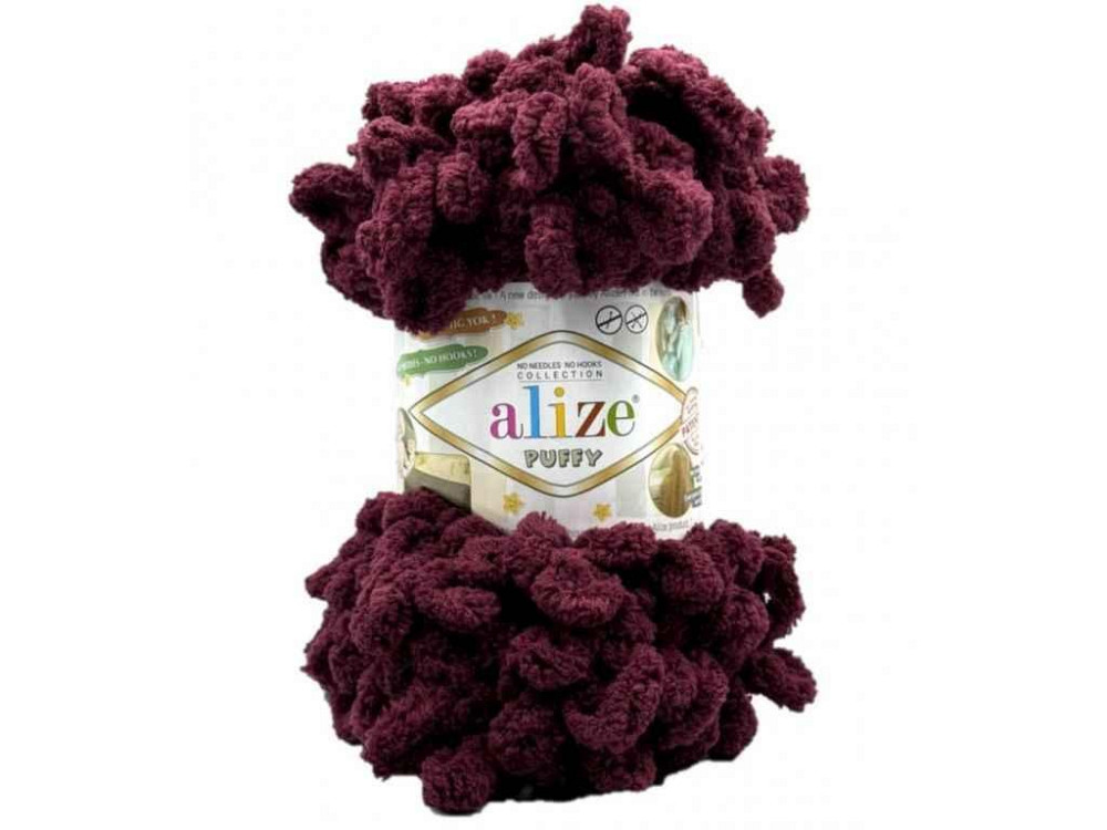Пряжа Puffy 108 5шт/уп 100% Мікрополіестер 100г 9,2м ТМ ALIZE Київ - фото 1
