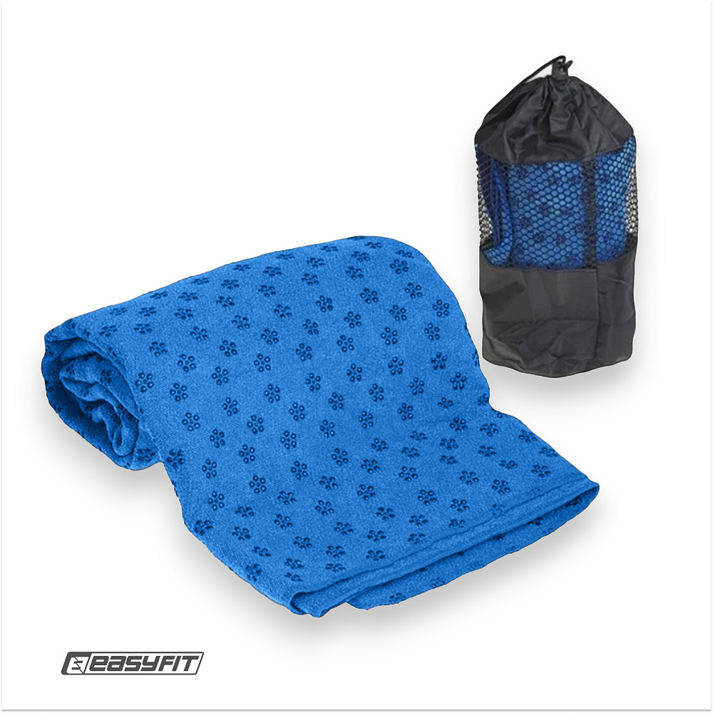 Рушник для йоги з мікрофібри EasyFit Yoga Mat Towel (Синій) Коломыя - изображение 1