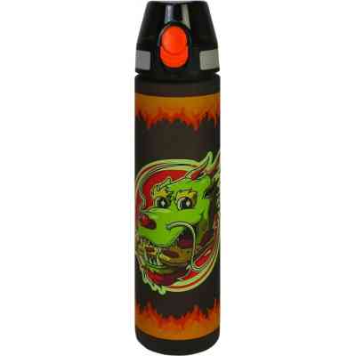 Поильник-непроливайка Cool For School Fire Dragon, 750 мл, черная (CF61313) Винница