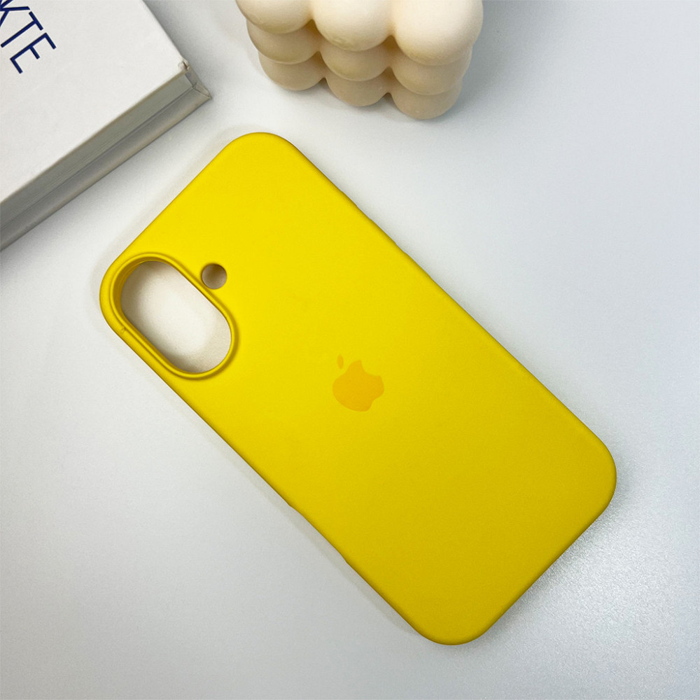 Чохол для смартфона Silicone Full Case AA Open Cam for Apple iPhone 16 56,Sunny Yellow Киев - изображение 6