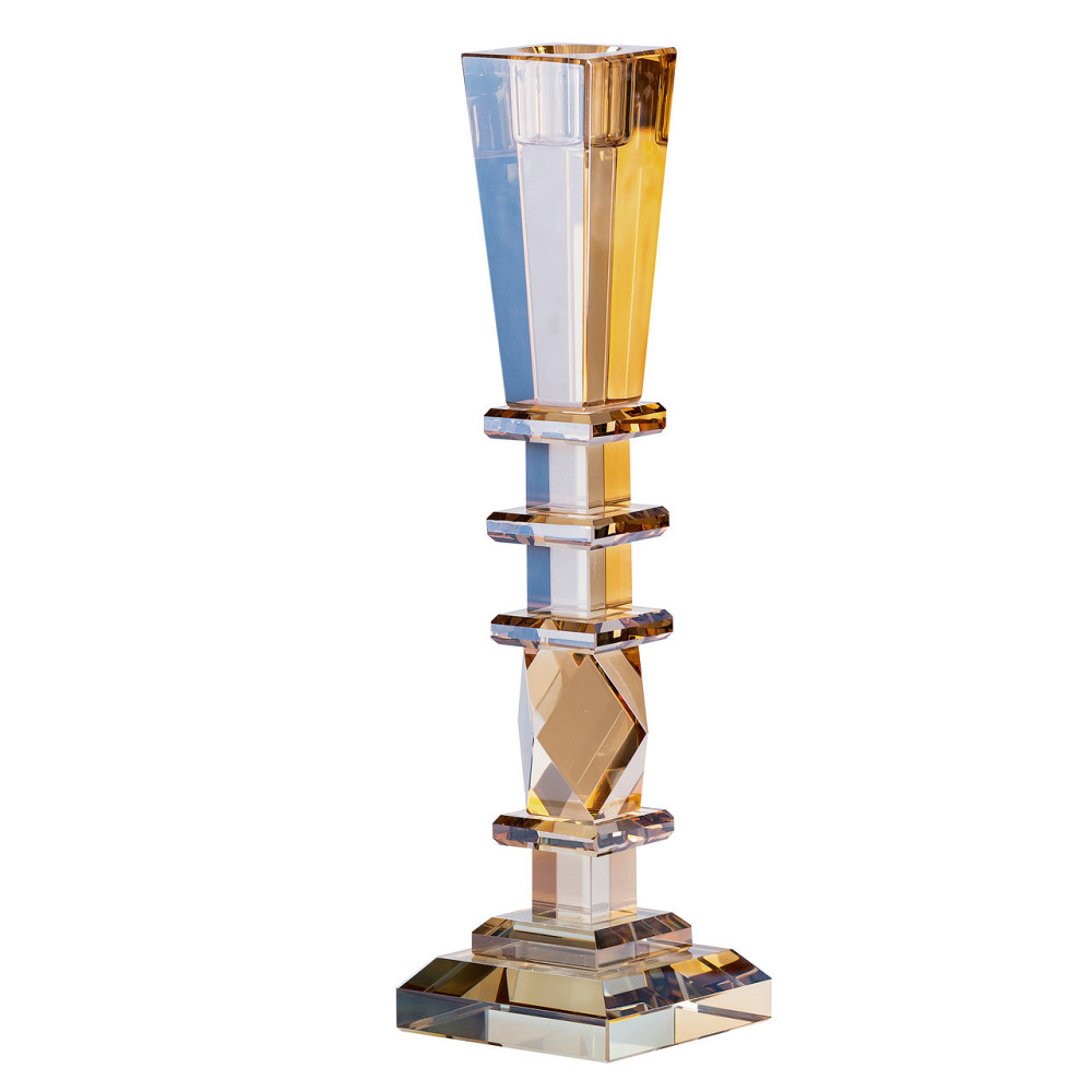 Свічник 25 (см) скляний високий HP36555M Київ - фото 1