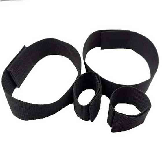 БДСМ фіксатори рук і ніг "Black Bondage" - Садо-мазо Вінниця