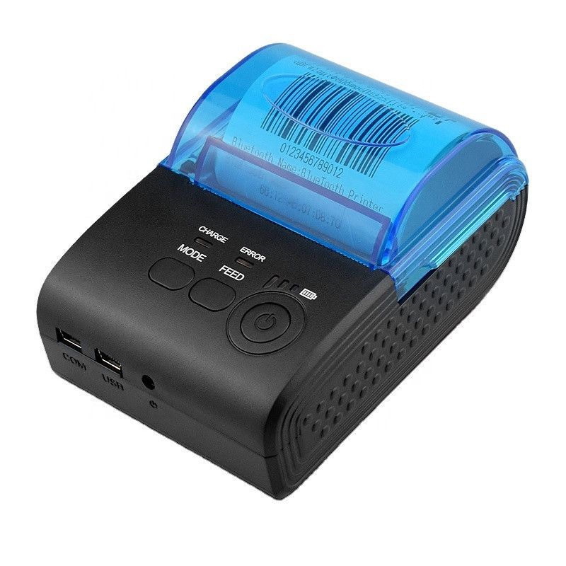 Чековий принтер 58 мм 5805DD, мобільний POS термопринтер Bluetooth 4.0 з акумулятором Київ - фото 3