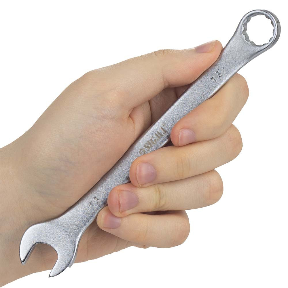 Ключ рожково-накидный 13мм CrV satine SIGMA (6021131) Ровно - изображение 7