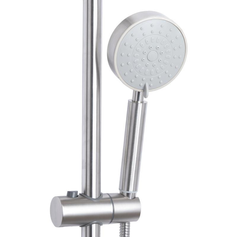 Душевая система для душа Lidz Aria 1020 Nickel на два потребителя (без излива) из нержавеющей стали Харьков - изображение 4