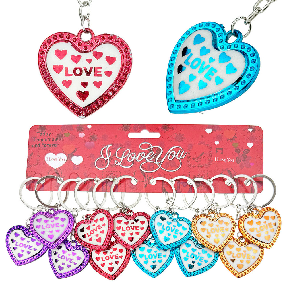 Брелоки для ключів дівчині Серце 12 шт. Київ - фото 1