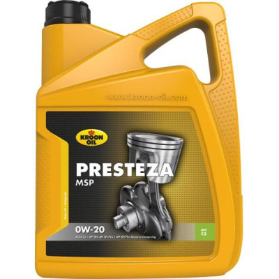 Моторна олива Kroon-Oil Presteza MSP 0W-20 5л (KL 36497) Вінниця - фото 1