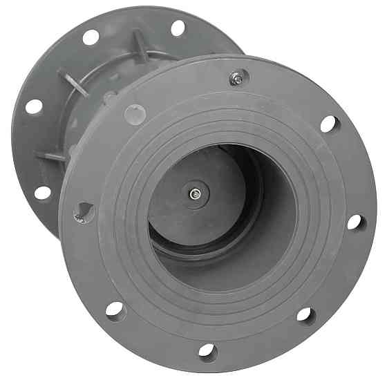 Обратный клапан фланцевий ПВХ Era поворотный d 150 мм Киев