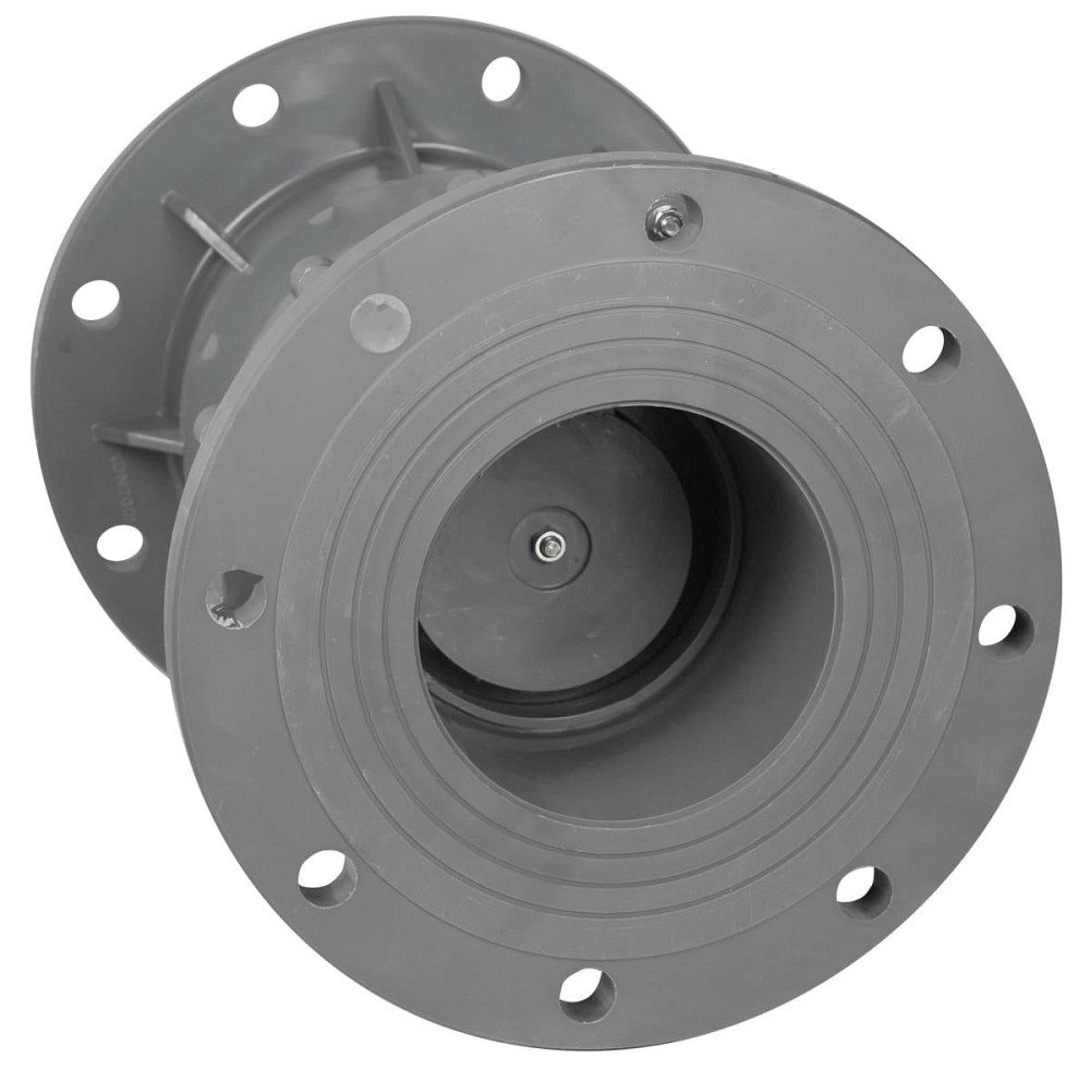 Зворотний клапан фланцевий ПВХ ERA поворотний d150 мм Київ - фото 2