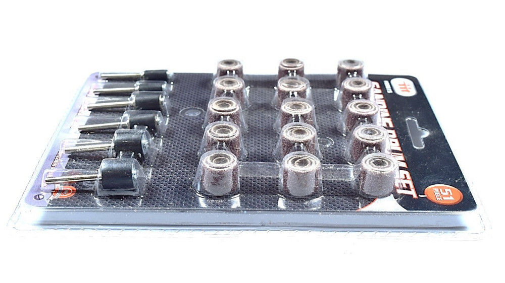 Набір шліфувальних стрічок і оправок для дремеля (51 предмет) Полтава - фото 1