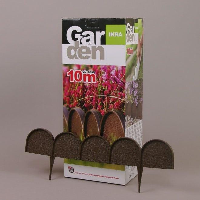 Бордюр садовий Prosperplast GARDEN LINE, коричневий, 10 м Київ - фото 7