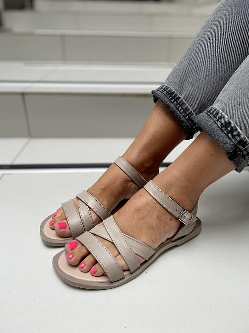 Rosta Босоніжки жіночі ROSTA 1044 бежеві (літо, шкіра натуральна) (5144) Коломия - фото 4