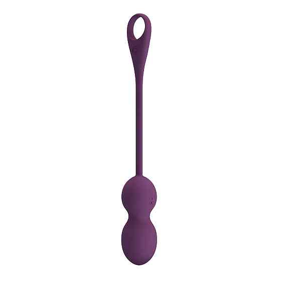 Вагінальні кульки Pretty love Elvira dark Purple, 12 vibration functions Mobile APP Long-distance Co Sex Aura Київ