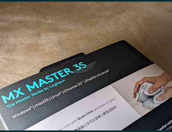 Мышка Logitech. MX Master 3s Pale Grey - C ПЛОМБАМИ Киев