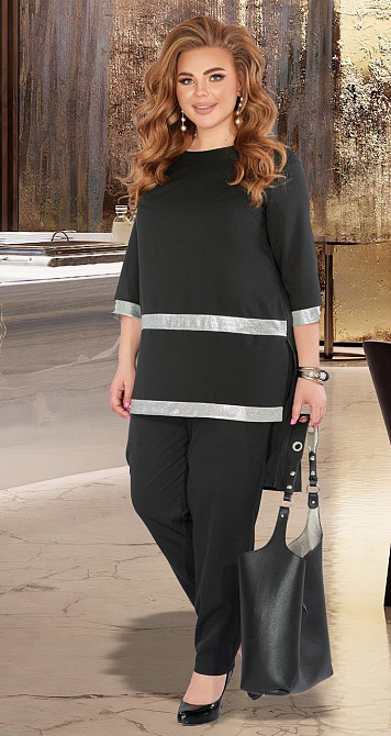 Гарний брючний костюм великого розміру (50) Київ - фото 2