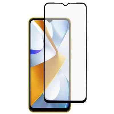 Скло захисне Dengos Full Glue Poco C40 black frame (TGFG-239) Вінниця