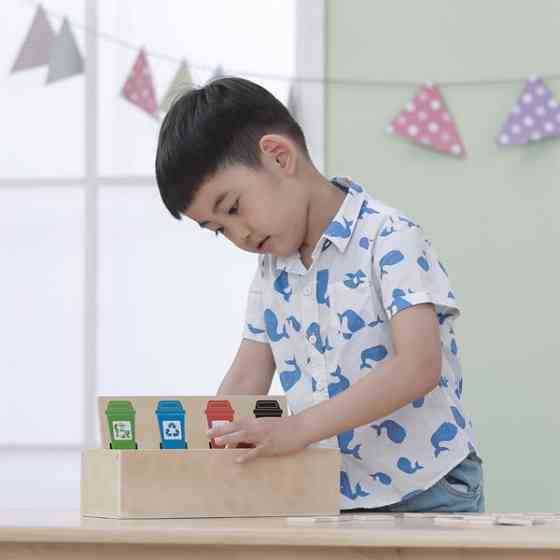 Дерев'яний сортер-гра Viga Toys Сортування сміття (44504) Харьков