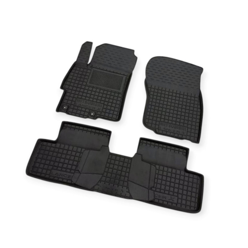 Коврики mitsubishi lancer 10 2007-2017 борт 2,5см, с перемычкой салона Мукачево - изображение 1