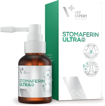 Гель для собак і котів Vet Expert Stomaferin Ultra (Вет Есперт Стомаферин Ультра) для гігієни ротової порожнини 30 мл Запоріжжя
