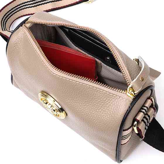 Сумка для стильних жінок з натуральної шкіри Сірий (Vintage) Київ