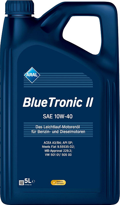 Моторна олива Aral BlueTronic 10W-40 5L — надійний захист двигуна та стабільна робота в будь-яких умовах Ковель - фото 1