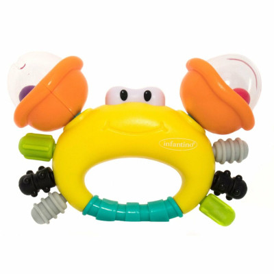 Погремушка Infantino Мистер Краб с прорезывателем (304889I) Винница - изображение 1