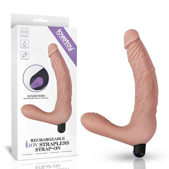 Страпон - IJOY Rechargeable Strapless Strap-On Sex Aura Київ