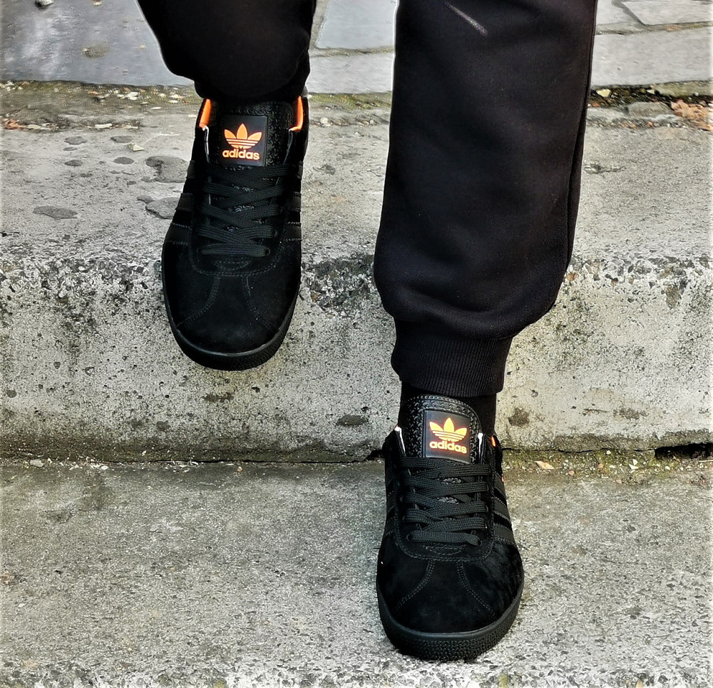 Кроссовки Adidas Gazelle Черные Адидас Женские Газели (размеры: 36,37,38,39,40,41) Видео Обзор Днепр - изображение 5