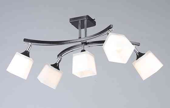 Люстра B N1435/5 BK+CH (Чорний + Хром) Коломия