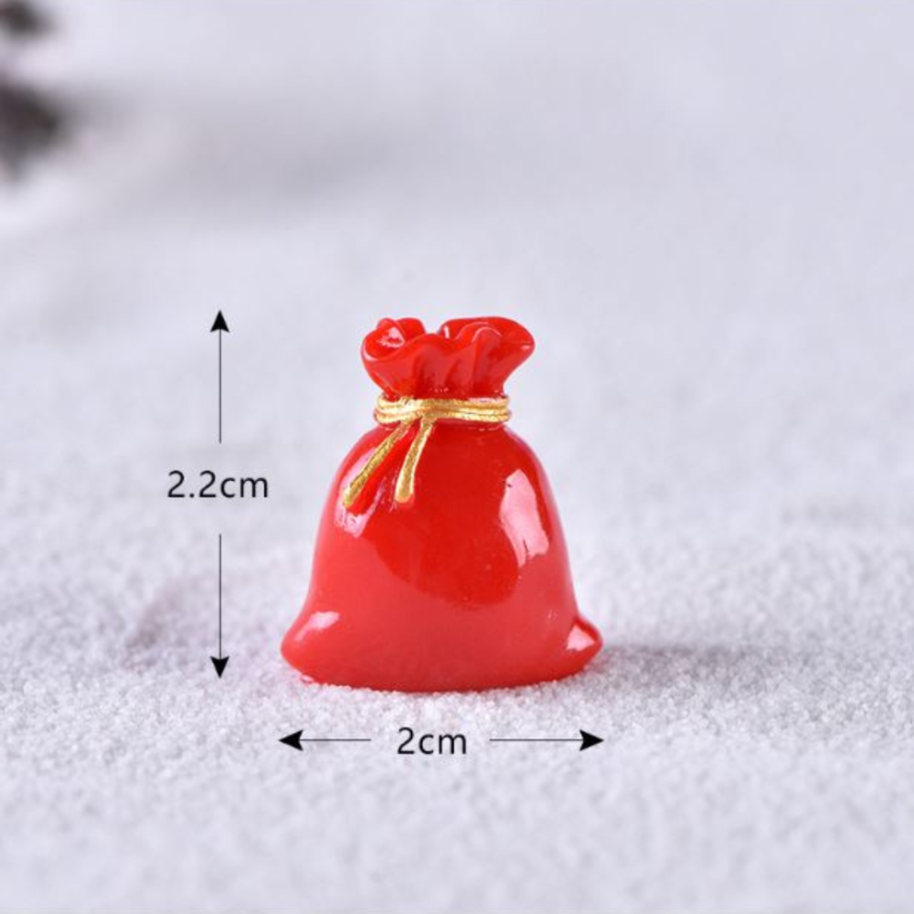 Новогодние фигурки Мешок Санты для флорариума, мини-сада,  микроландшафта, песочного стола и творчества Одесса - изображение 1