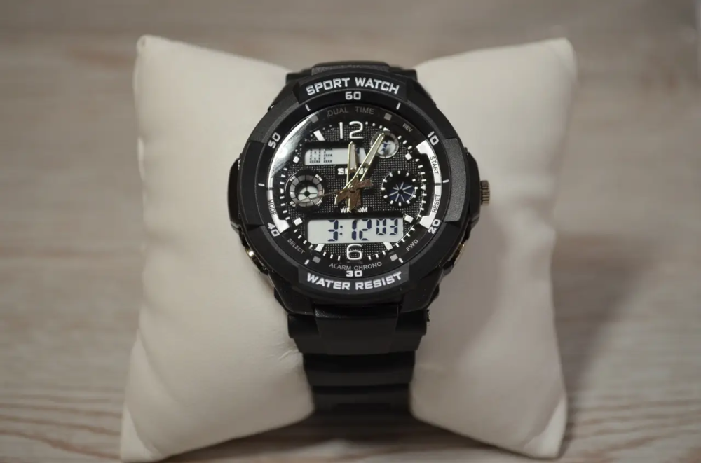 Дитячий спортивний наручний годинник Skmei 1060 s-shock Чорний Київ - фото 7