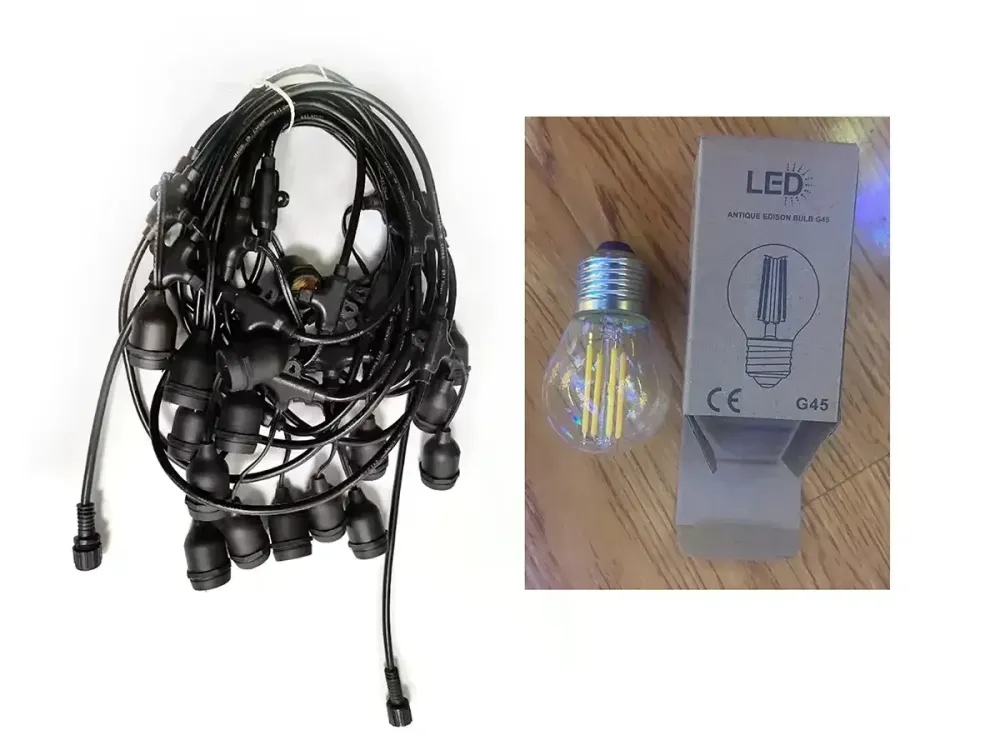 Стильная Гирлянда 10 ламп E27 5м Одесса - изображение 2