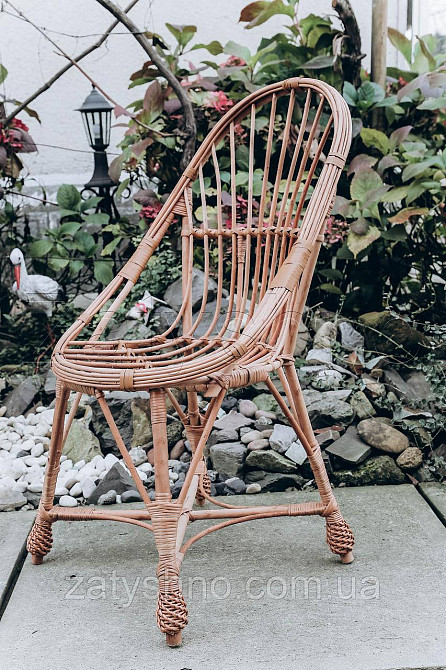 Плетене крісло для балкона та лоджії Київ - фото 5