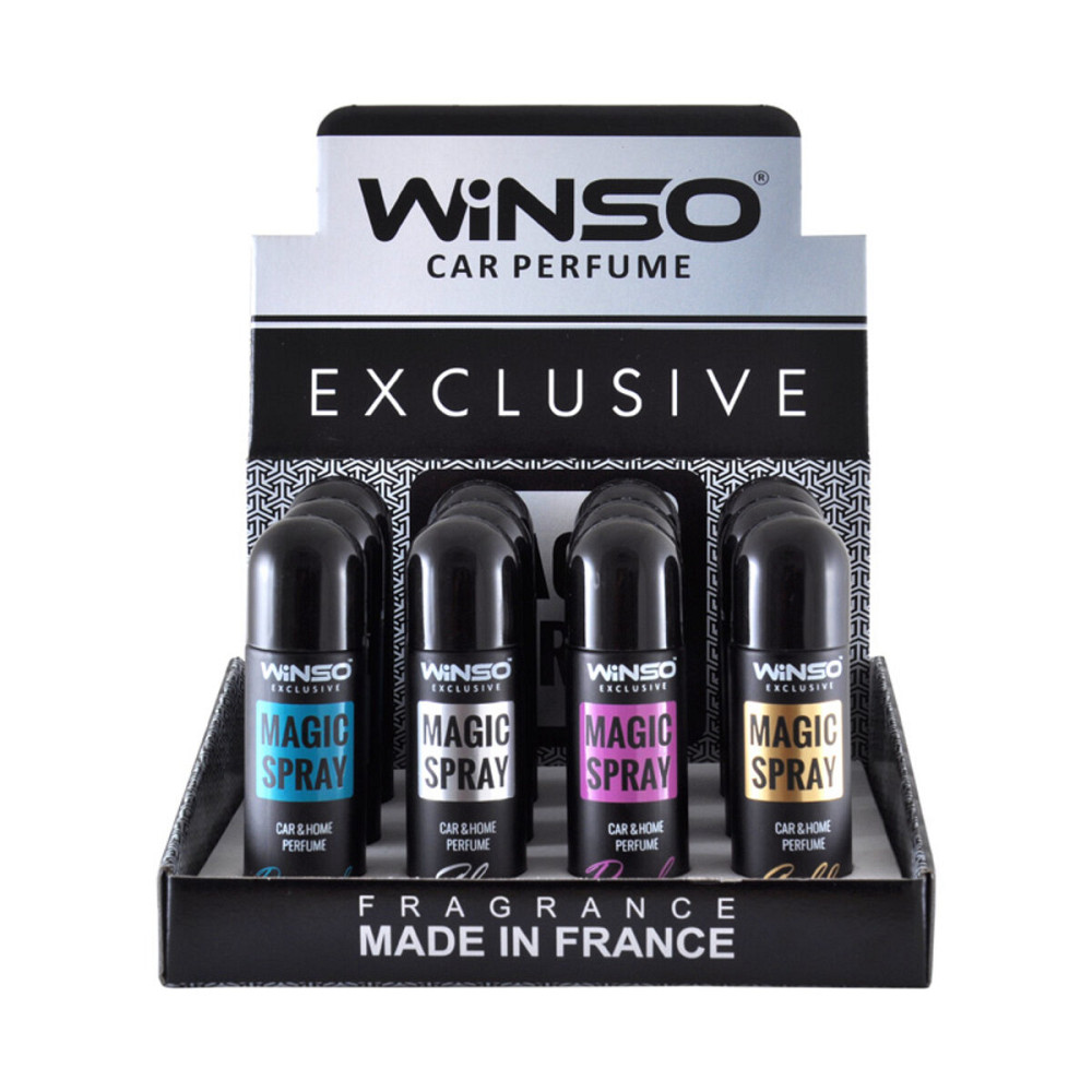 Ароматизатор Winso Magic Spray Exclusive MIX, 30мл, 12шт Київ - фото 1