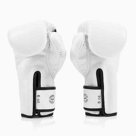 Боксерські рукавиці Fairtex BGV14 White 10 унцій (бинти в комплекті) Каменское