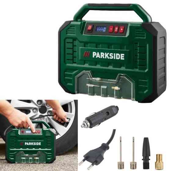 Автомобільний компресор 12/220в Parkside PMK 150 A1 компресор для підкачування коліс QS-39 Львів