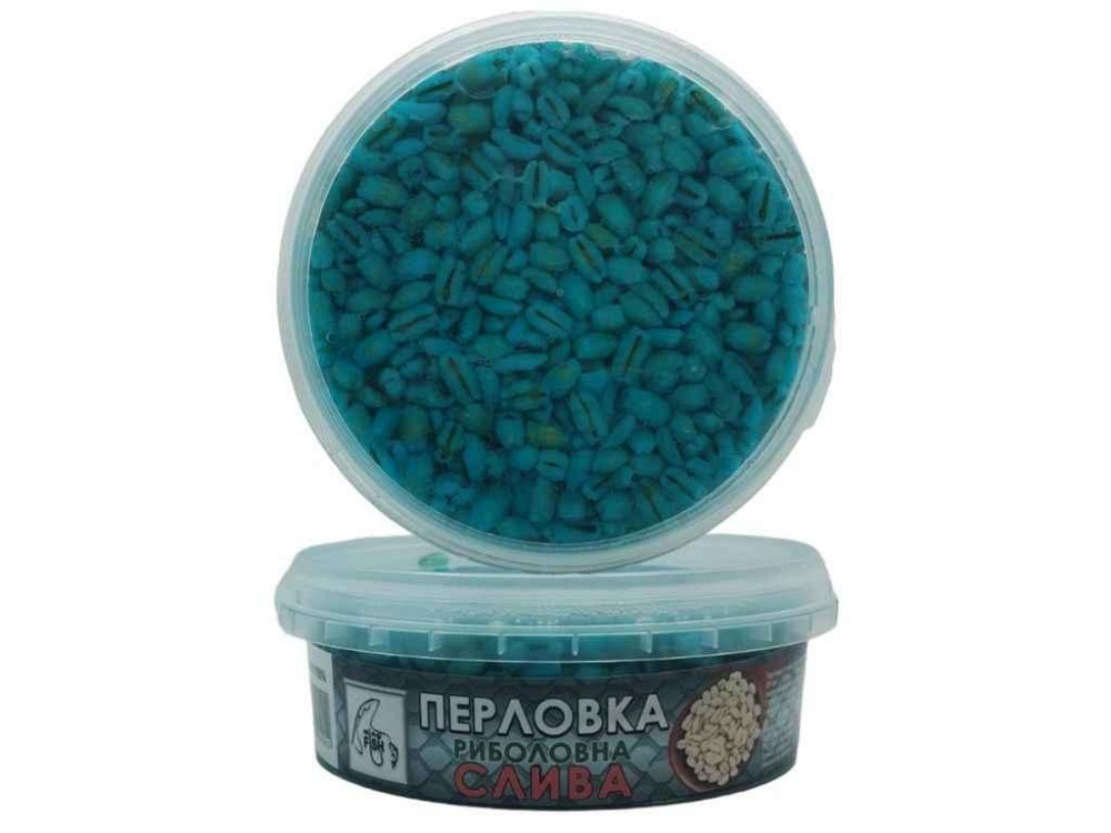 Перловка слива 150мл фарбована (ПЕТ банка) 90094 ТМ KING FISH Київ - фото 1