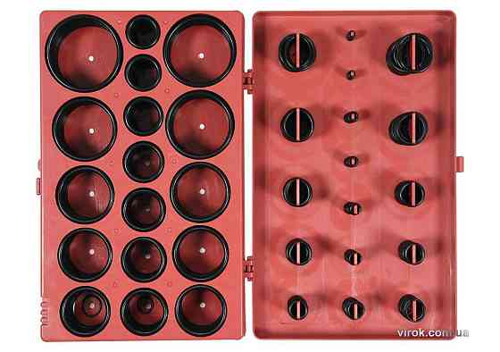 Набір гумових прокладок YATO : Ø=3- 50 мм, 419 шт [5/20/420] Одеса