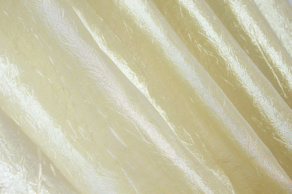 Кухонные шторы VR-Textil № 073к с ламбрекеном и подхватами светло-золотистый с кофейно-серым 270х170 см (52-0162) Киев - изображение 6