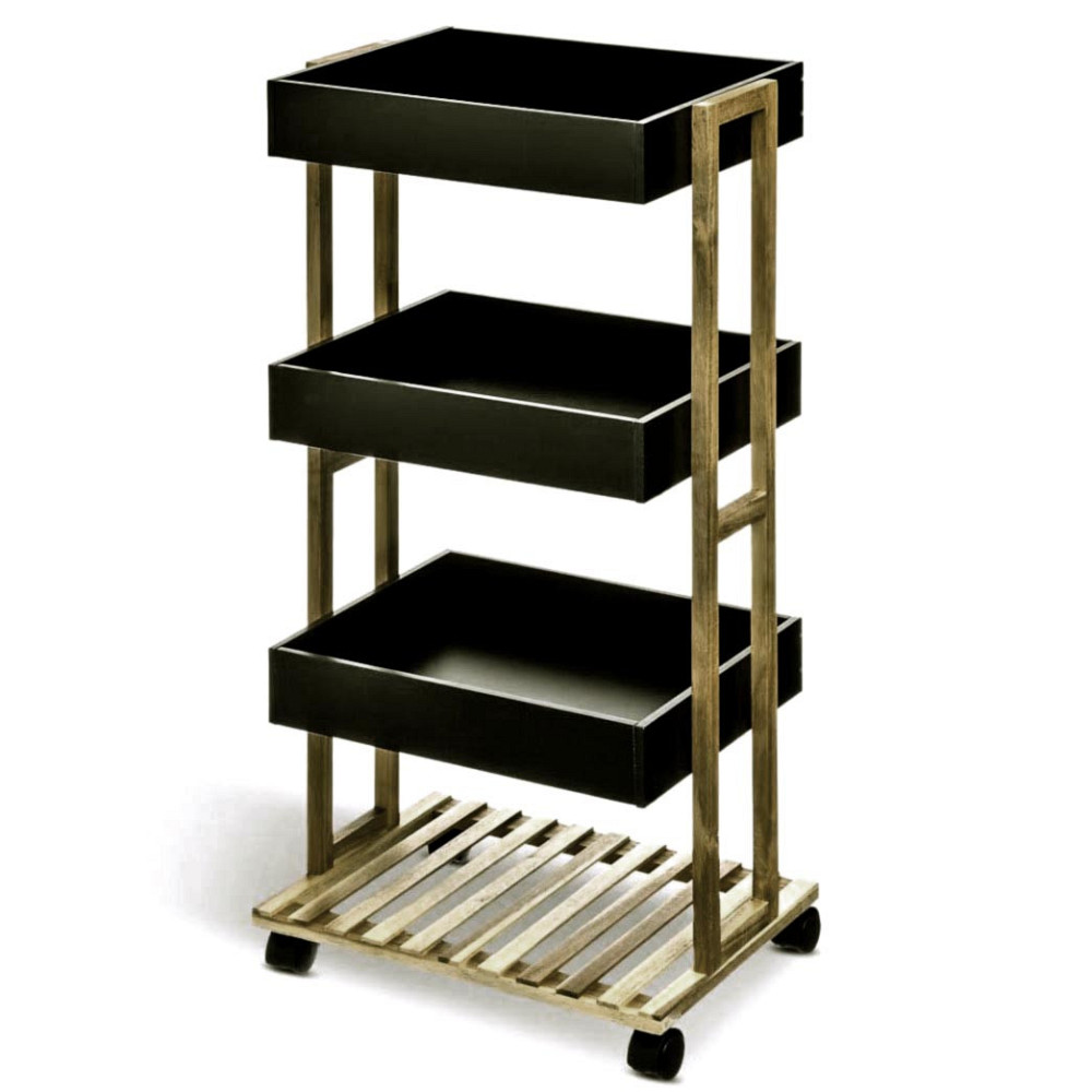 Этажерка для ванной на колёсиках 