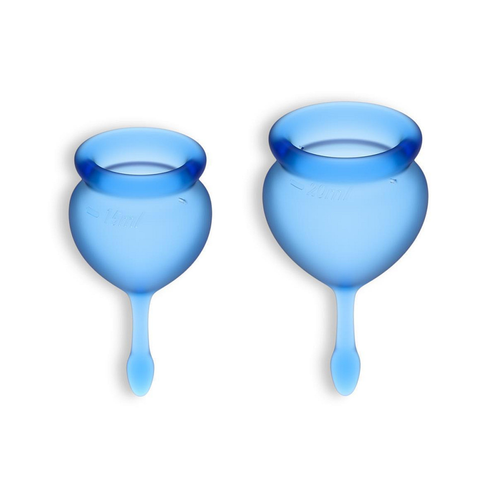 Менструальные чаши Feel Good Menstrual Cup dark blue Sex Aura Киев - изображение 1