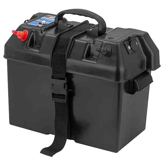 Ящик аккумуляторный с зарядкой USB, с выключателями 60А+10А C11517-1 Черкассы